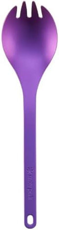 Snow Peak Titanium Spork for Outdoor Use, Portable and Durable, Purple