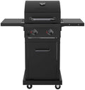 Nexgrill Deluxe 2 Burner Gas Grill, Foldable Shelves with Warming Rack
