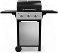 GasOne GP-1030S One 3 Burner Stainless Steel– Outdoor Cabinet Style with Wheels-High-Temperature Paint Coating Gas BBQ Grill – Elegant and Luxurious Design, Black