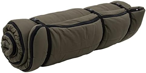 ALPS OutdoorZ Redwood -10°F Flannel-Lined Sleeping Bag with Cotton Canvas Shell, Heavy-Duty Zippers, Oversized Rectangle Design, Cold Weather Camping & Hunting Gear
