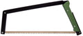 AGAWA - BOREAL24-24 Inch Folding Saw with All-Purpose Saw Blade - Camping Gear For Hiking, Fishing, Hunting, Bushcraft & Survival Kit (Black Frame/Green Handle)