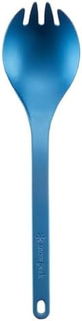 Snow Peak Titanium Spork for Outdoor Use, Portable and Durable, Blue