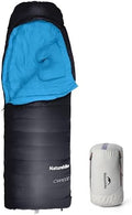 Naturehike 0 Degree Ultralight Down Sleeping Bag for Adults, 650 Fill Power, Backpacking Cold Weather Sleeping Bag with RDS Down, -2℉ / 18℉ Sleeping Bags for Camping, Hiking