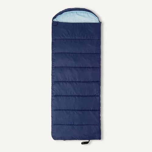 Amazon Basics Sleeping Bags for Adults, Camping Essentials, 3 Season Warm & Cool Weather