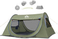 Night Cat Pop-up Camping Tent: 2 Person Tent Waterproof Instant Easy Setup Tunnel Tent