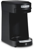 Hamilton Beach Commercial 1 Cup Pod Coffeemaker, Black, Single Serve Coffee Brewer, HDC200B