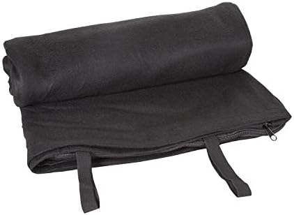 Stansport Fleece Sleeping Bag - Black (510-20), (32- X 75-Inch)