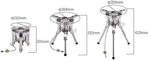 One-piece Camping Gas Stove High Power Portable Foldable Burner Camping Picnic Windproof Stove Backpaking Camp Cooker BRS-69