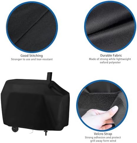 Grills Cover for Royal Gourmet CC1830W 30 Barrel Charcoal