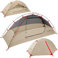 Clostnature 1/2/3/4 Person Lightweight Backpacking Tent, Easy Setup Tent