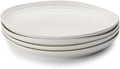 Portmeirion Sophie Conran White Coupe Dinner Plate Set of 4-10.5 Inch Porcelain Plates, Durable Dinnerware, Microwave Dishwasher Freezer & Oven Safe Tableware for Kitchen & Casual Dining