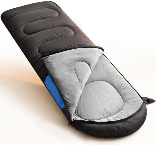 FARLAND Sleeping Bags for Adults Cold Weather & Camping, Fleece-Lined