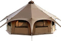 MC TOMOUNT Canvas Bell Tent with Stove Jack, 16.4ft*High9.2ft Glamping Tent