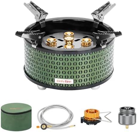 Portable Camping Gas Stove with Storage
