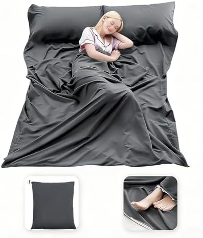 Sleeping Bag Liner, Compact Travel Sheets for Hotel Hostel