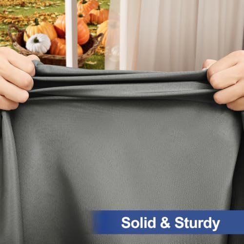 homing Rectangle Table Cloth Cover 5 Foot Grey Elastic Fitted Tablecloth