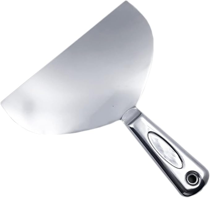 Flex All Stainless Steel Joint Knife Putty Scraper,8-Inch Professional Grade 420 stainless steel, All-Metal, Precision Ground Edge Putty Knife Tape Knife (8")
