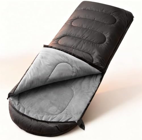FARLAND Sleeping Bags for Adults Cold Weather & Camping, Fleece-Lined