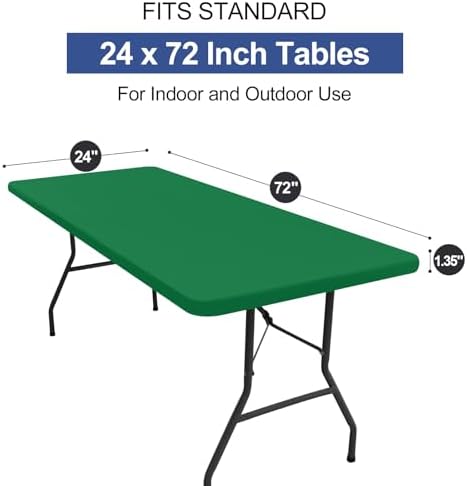 homing Rectangle Table Cloth Cover 6 Foot Elastic Fitted Tablecloth