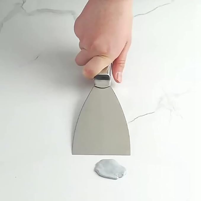 Flex All Stainless Steel Joint Knife Putty Scraper,2-Inch Professional Grade 420 stainless steel, All-Metal, Precision Ground Edge Putty Knife Tape Knife (2")