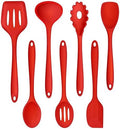 TeamFar Silicone Cooking Utensil Set of 7, Kitchen Cooking Utensil Set