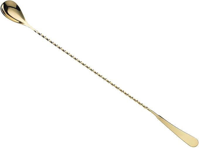 Barfly Standard Bar Spoon, Japanese Style 13 3/16" (33.5 cm), Gold