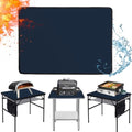 Heat Resistant Mats for Countertop fits Tabletop Grill, 31x24x0.04in, Blue