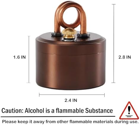 Portable Mini Alcohol Camping Stove - Foldable Stand