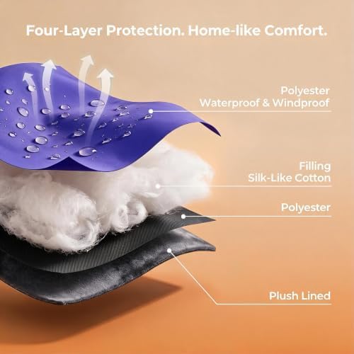 FARLAND Sleeping Bags for Adults Cold Weather & Camping, Fleece-Lined
