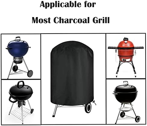 Charcoal Grill Cover for Weber,Round Grill Cover-28 D x 38" H