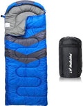 MalloMe Sleeping Bags for Adults Cold Weather & Warm - Backpacking Camping Sleeping Bag for Kids 10-12, Girls, Boys - Lightweight Compact Camping Essentials Gear Accessories Hiking Sleep Must Haves