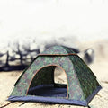 Family Dome Tent Pop-Up Tent Lightweight Tent Durable 210T Polyester Fabric Water-Resistant, UV Protection Easy Set Up for Camp Backpacking Hiking Outdoor,Green 2,L