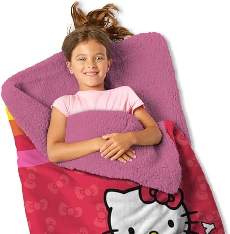 Silk Touch Sherpa Slumber Bag for Boys and Girls, Sleeping Bag with Zipper, Sleepover Set, 27 x 56 inches