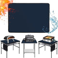 Heat Resistant Mats for Countertop fits Tabletop Grill, 36x24x0.04in, Blue