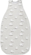 Woolino Merino Wool & Organic Cotton Baby Sleep Sack 2-24 Months – Ultimate 4-Season Baby Sleeping Bag, Universal Size Wearable Blanket, 2-Way Zipper & Adjustable Fit, Year-Round Use - Polar Bear