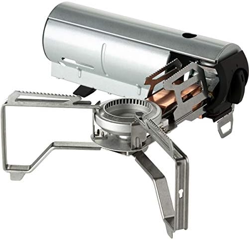Snow Peak Home and Camp Burner, Camping Stove, Auto Ignition, Silver