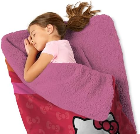 Silk Touch Sherpa Slumber Bag for Boys and Girls, Sleeping Bag with Zipper, Sleepover Set, 27 x 56 inches