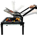360° Rotating BBQ Grill, Outdoor Flipping Charcoal Grill