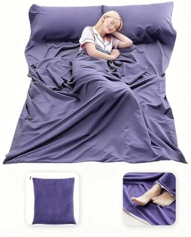 Sleeping Bag Liner, Compact Travel Sheets for Hotel Hostel