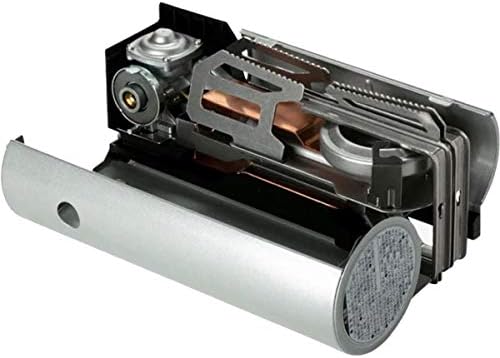Snow Peak Home and Camp Burner, Camping Stove, Auto Ignition, Silver