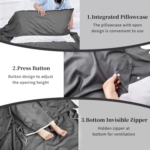 Sleeping Bag Liner, Compact Travel Sheets for Hotel Hostel