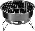 10" Portable Round Barbecue BBQ Charcoal Grill with Handle for Outdoor Home Kitchen BBQ Picnic Camping