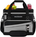 INSMEER Collapsible Cooler with Hard Shell & 4 Cup Holders - 55 Cans