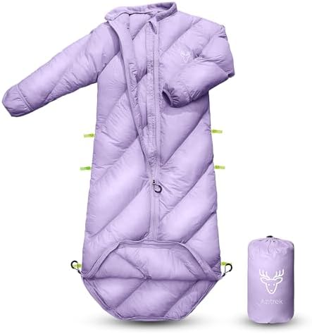 Walkable Toddler Sleeping Bags for Kids, Boys Girls (2T-4T) - Puffy Camping Sleeping Sack for Indoor, Outdoor, Travel, Sleepover, Slumber Party (up to 46 in)- Machine Washable, Lightweight