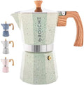 GROSCHE Milano Stovetop Espresso Maker Moka Pot 6 espresso Cup 9.3 oz Mint