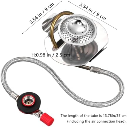Camping Gas Stove Burner Portable Stove Outdoor Propane for Backpacking Hiking Barbecue