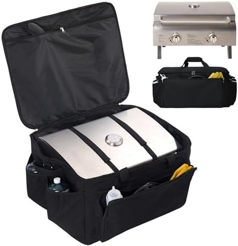Grill Carry Bag for Cuisinart CGG-306 Tabletop Grill with Pockets, Bag Only