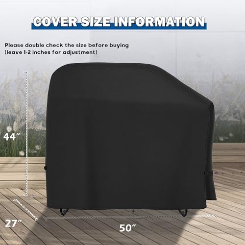 Grill Cover for Traeger Woodridge Pellet Grill TFB86MLH, Outdoor Griddle Cover for Traeger Pellet Smoker Grill, Waterproof BBQ Grill Cover for All Weather