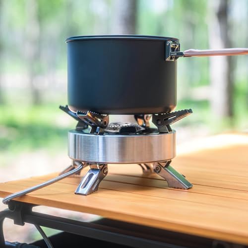 Camping Gas Stove Burner Portable Stove Outdoor Propane for Backpacking Hiking Barbecue