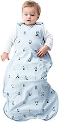 Woolino 4 Season Ultimate Baby Sleep Sack – Merino Wool Baby Sleep Bag, Organic Cotton, Temperature Regulating Wearable Blanket, Adjustable Sleep Sack 2–24 Months, All Season - Panda